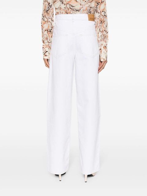 ISABEL MARANT Joanny mid-rise straight-leg jeans - White