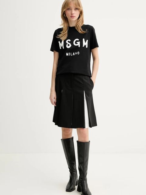 MSGM t-shirt bawełniany - zdjęcie produktu nr 1