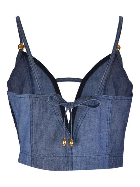 LOEWE x Paula's Ibiza tie-fastening top - Blue - zdjęcie produktu nr 2