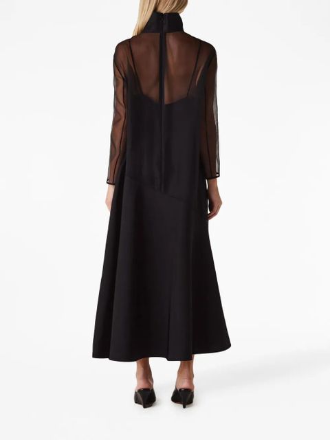 KHAITE Bellamy silk midi dress - Black - zdjęcie produktu nr 2
