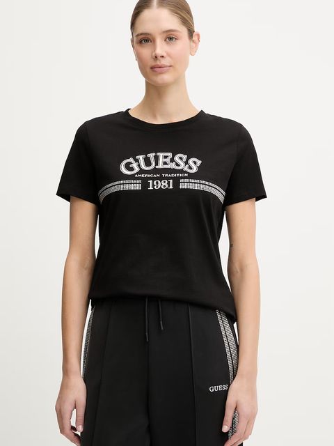 Guess t-shirt bawełniany ALDA - zdjęcie produktu nr 1