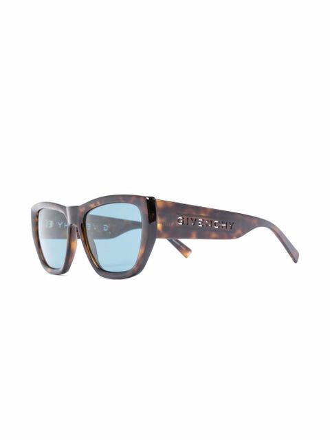 Givenchy Eyewear tortoiseshell-effect cat-eye sunglasses - Brown