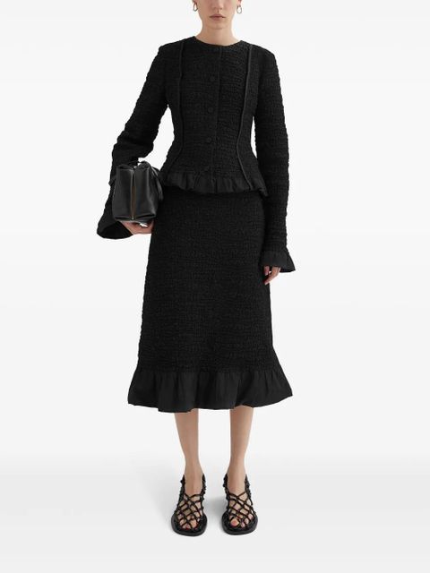 Jil Sander textured-finish jacket - Black - zdjęcie produktu nr 2