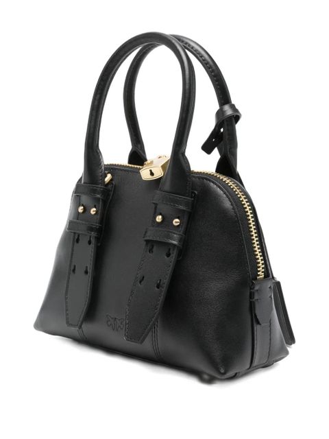 PINKO buckle-detailing shoulder bag - Black