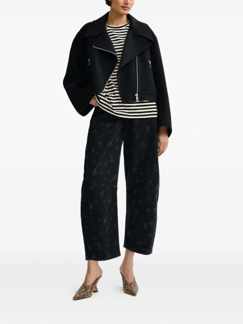 Essentiel Antwerp Joste striped T-shirt - Black