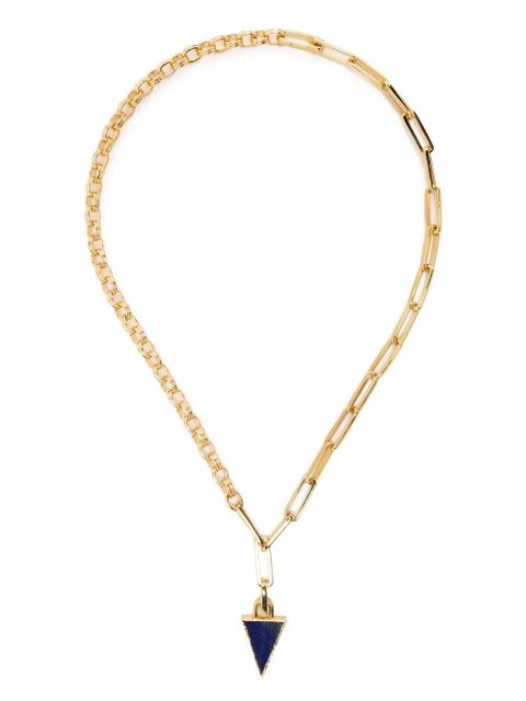 Missoma triangle-gemstone chain-link necklace - Gold - zdjęcie produktu nr 2
