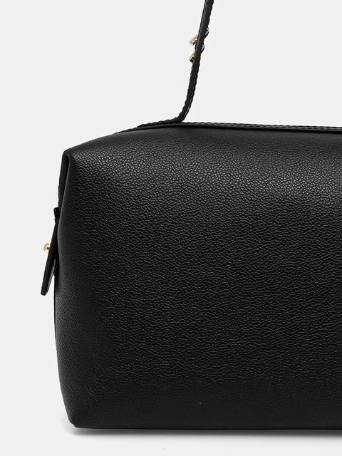 Furla torebka skórzana Double M Boston Bag kolor czarny WB01905 BX3036 O6000