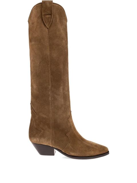 ISABEL MARANT Denvee pointed-toe boot - Brown - zdjęcie produktu nr 1