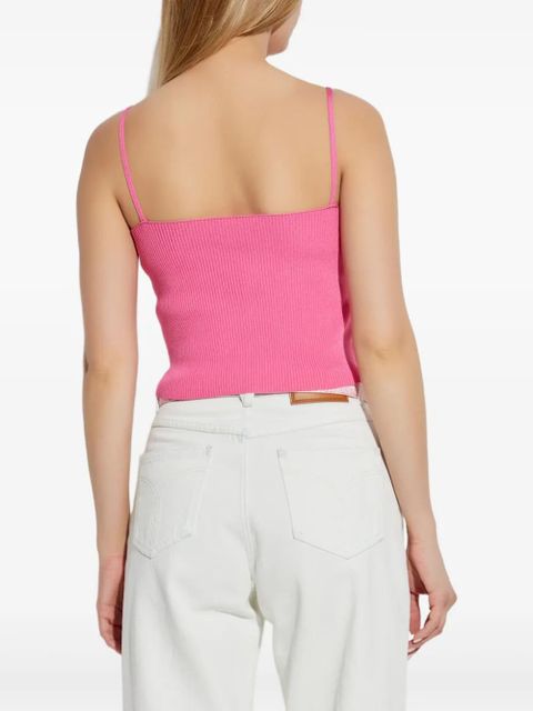 Versace Medusa plaque-detailed top - Pink