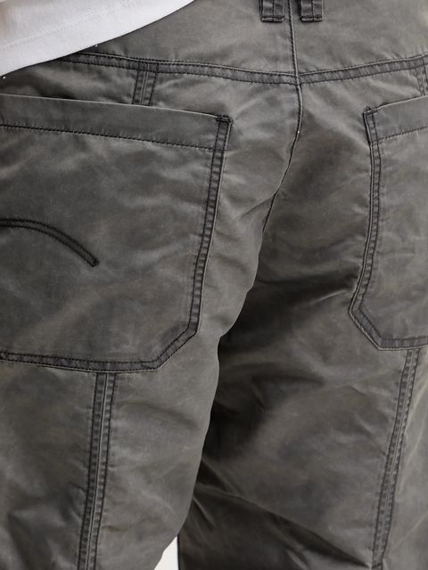 G-Star spodnie damskie kolor szary fason cargo high waist D27437-D192