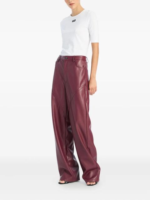 ROTATE BIRGER CHRISTENSEN logo-patch short-sleeve T-shirt - White