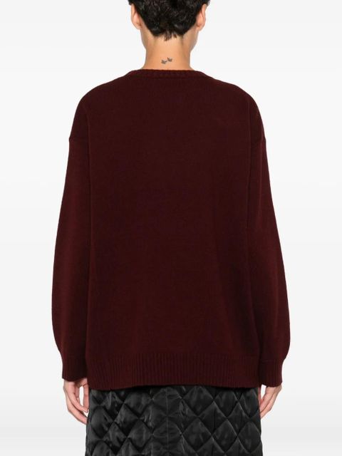 Max Mara number-embroidered sweater