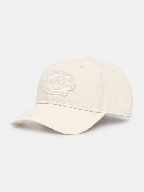 Coach czapka z daszkiem damska bawełniana - zdjęcie produktu nr 1