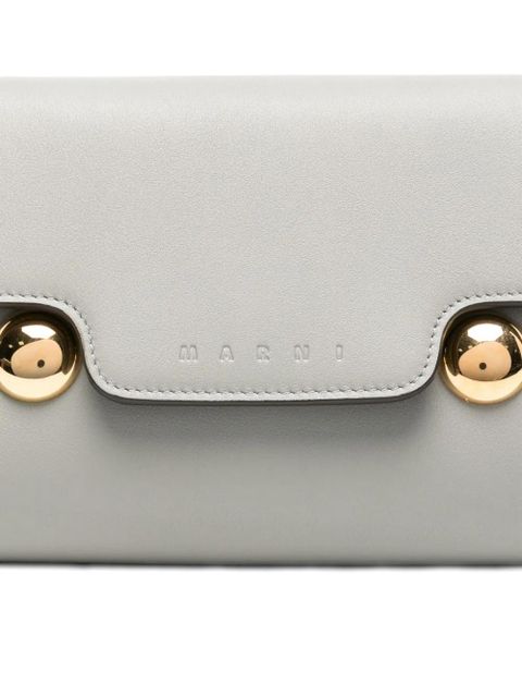 Marni leather cossbody bag - Grey