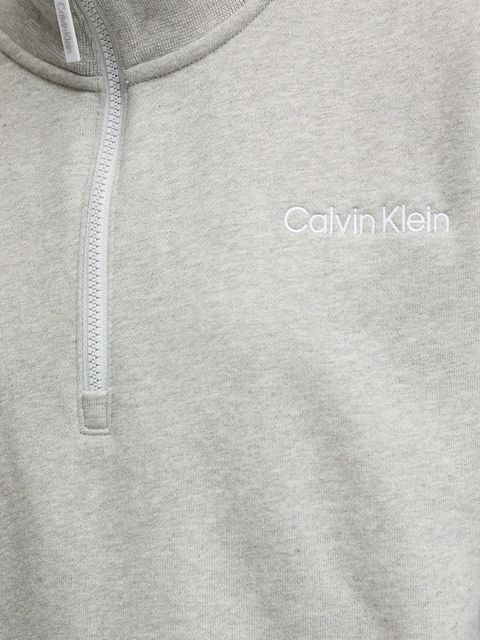 Calvin Klein Performance bluza damska kolor szary gładka LVGWF5W310