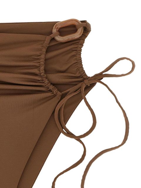 Magda Butrym brown bikini bottoms