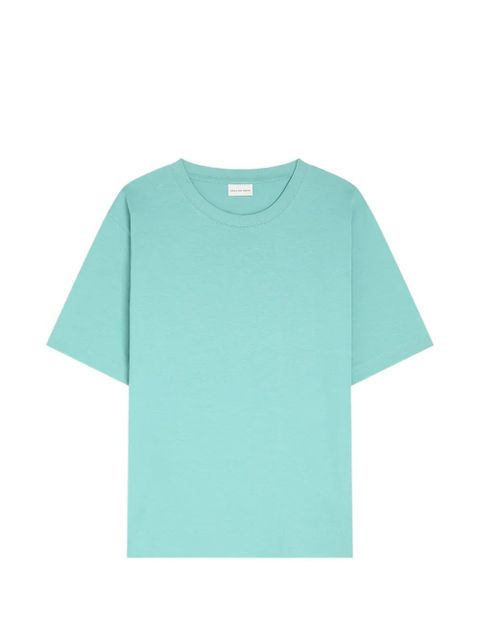 DRIES VAN NOTEN cotton T-shirt - Blue - zdjęcie produktu nr 1