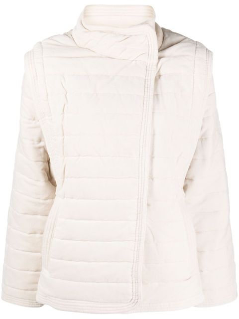 MARANT ÉTOILE Areta puffer gilet - Neutrals - zdjęcie produktu nr 1