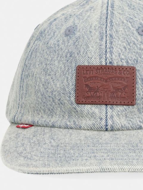 Levi's czapka z daszkiem jeansowa RELAXED DAD HERITAGE - zdjęcie produktu nr 1