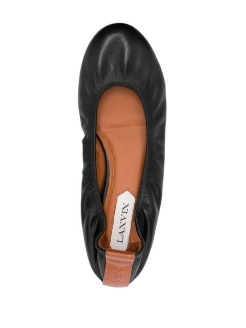 Lanvin leather ballerina shoes - Black - zdjęcie produktu nr 2