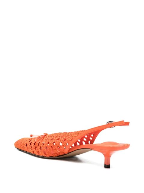 Jacquemus Duelo slingback pumps - Orange