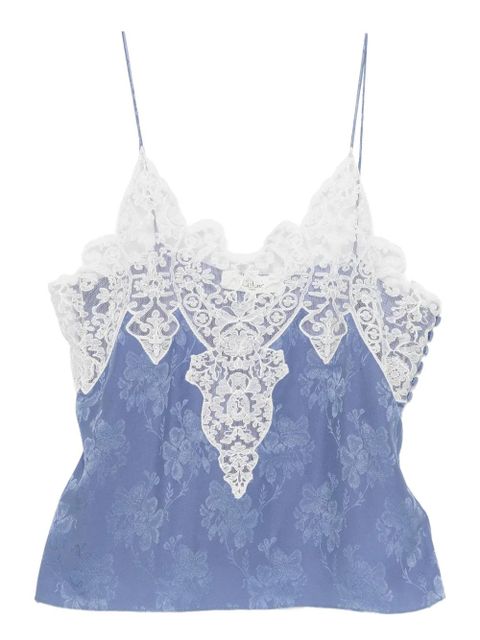 Chloé lace insert camisole - Purple - zdjęcie produktu nr 1