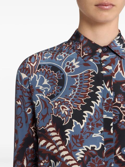 ETRO printed silk shirt - Black
