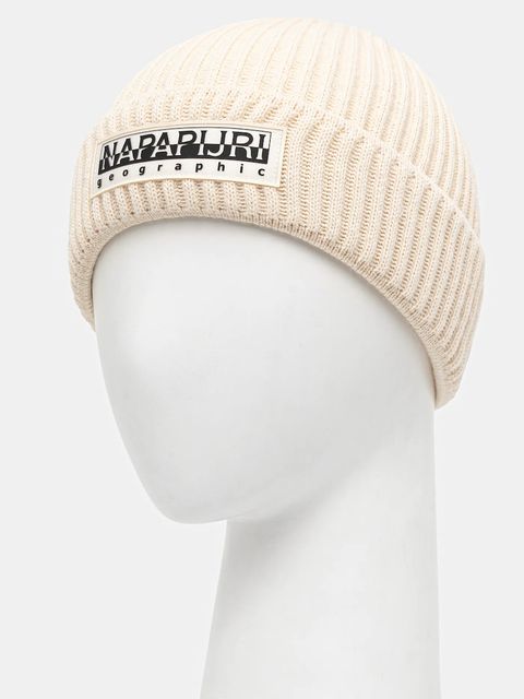 Napapijri czapka F-Vispa kolor beżowy NP0A4HXMN1J1 - zdjęcie produktu nr 2