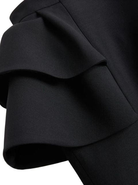 Valentino Garavani crepe couture midi skirt - Black