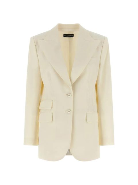 Dolce & Gabbana Turlington single-breasted blazer - Neutrals - zdjęcie produktu nr 1