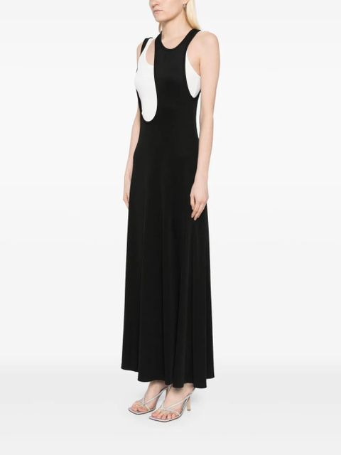 Christopher Esber Swept Gemini tank dress - Black - zdjęcie produktu nr 2