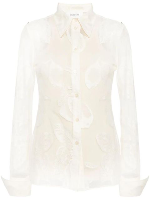Sportmax Asti mesh shirt - Neutrals - zdjęcie produktu nr 1