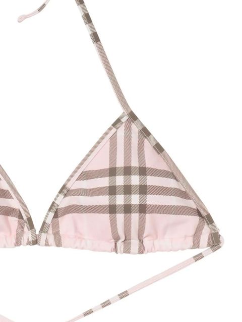 Burberry Check bikini Top - Pink - zdjęcie produktu nr 1