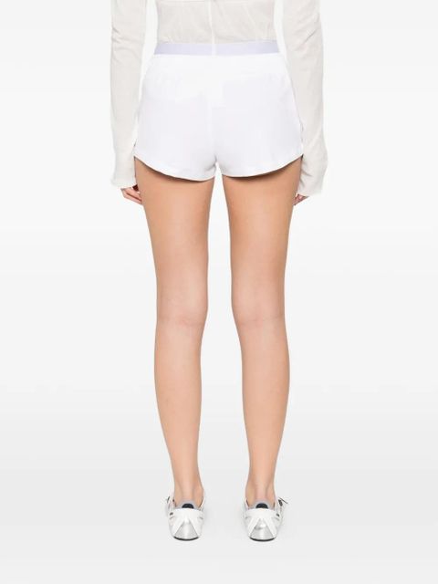 Diesel drawstring logo shorts - White