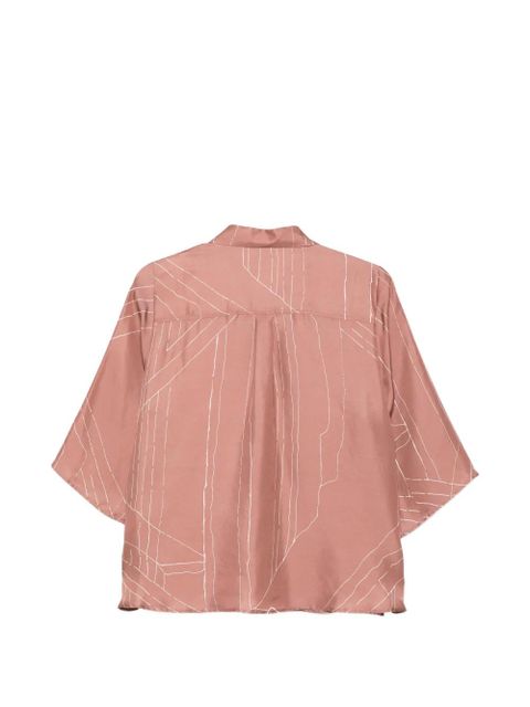 Alysi printed shirt - Brown - zdjęcie produktu nr 2