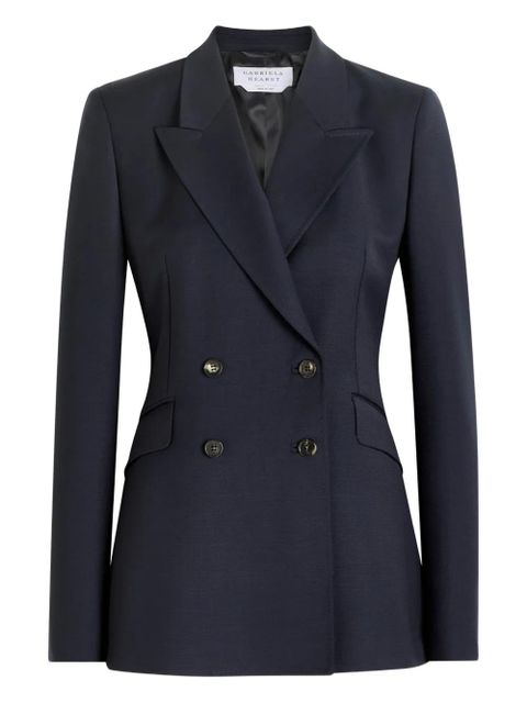 Gabriela Hearst Stephanie double-breasted blazer - Blue - zdjęcie produktu nr 1