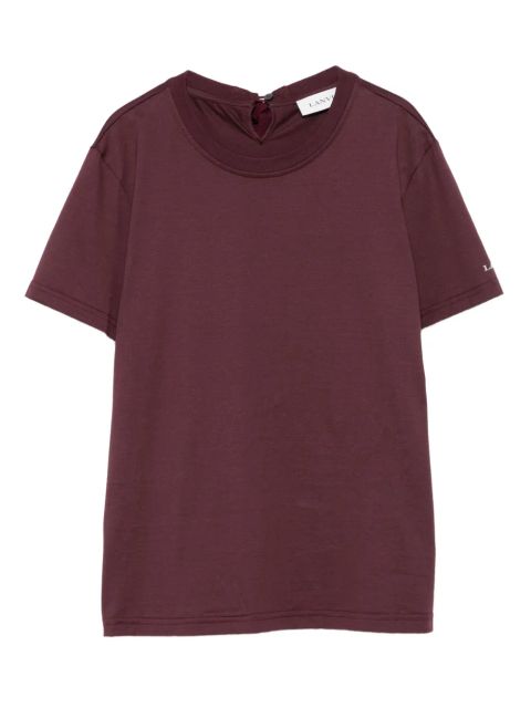 Lanvin keyhole tie-detail top - Purple - zdjęcie produktu nr 1