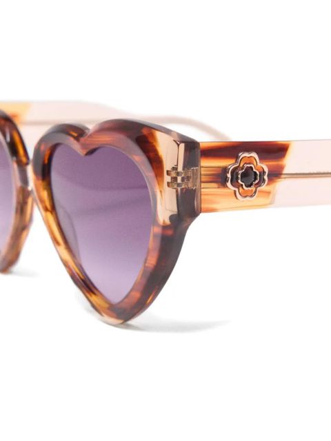 Maje Heart sunglasses - Brown