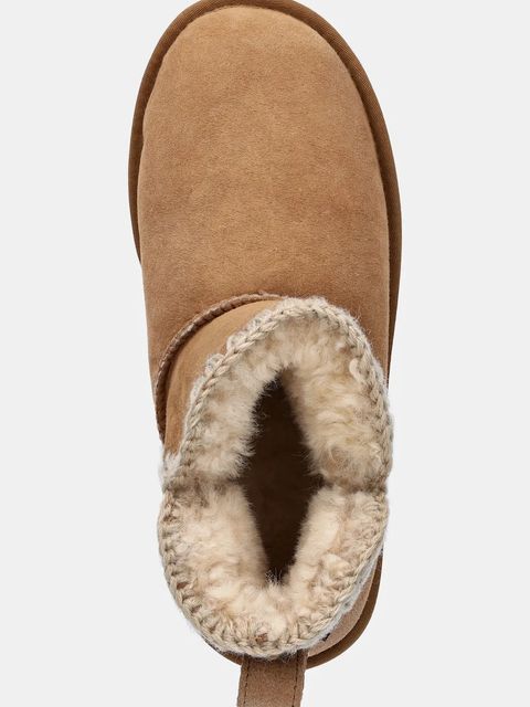 Answear.LAB śniegowce zamszowe kolor brązowy