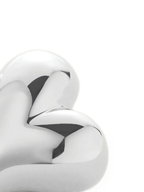 Jenny Bird Art Heart earrings - Silver - zdjęcie produktu nr 2