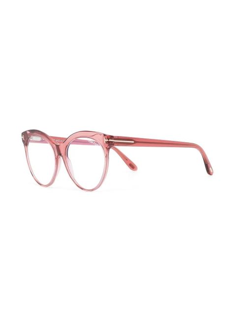 TOM FORD Eyewear cat-eye frame glasses - Pink - zdjęcie produktu nr 2