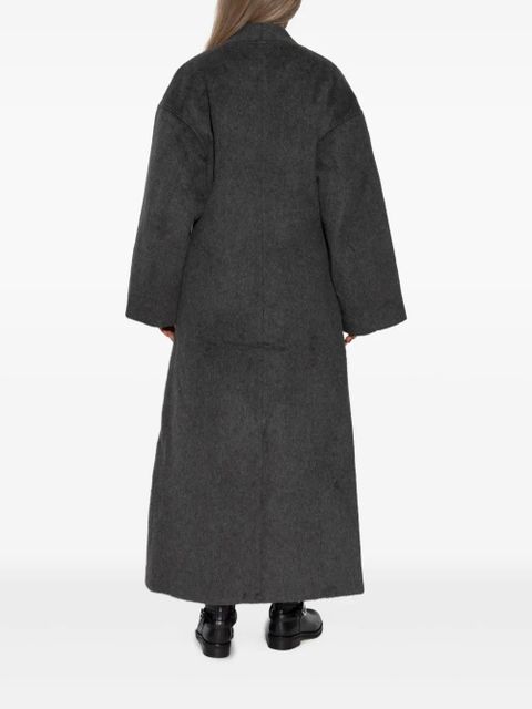 ENTIRE STUDIOS V-neck wool coat - Grey
