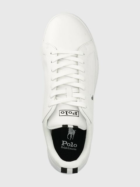 Polo Ralph Lauren sneakersy skórzane Hrt Ct II kolor biały 809860883006
