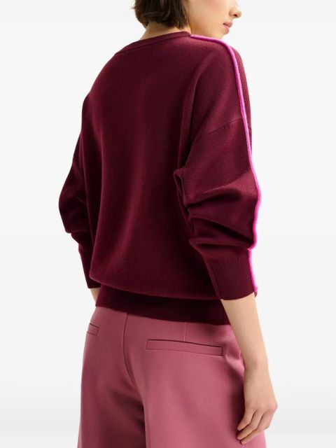 Essentiel Antwerp pressed-crease flared trousers - Pink