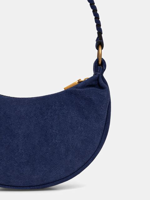 Guess torebka zamszowa AMITA kolor granatowy HWSB95 39720