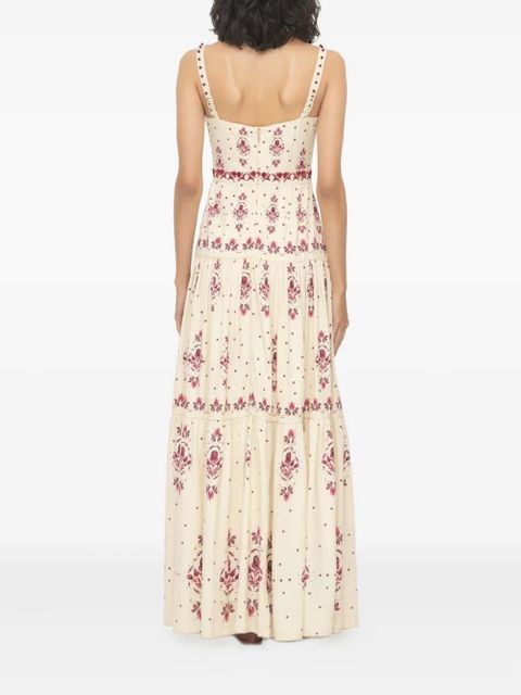 Agua By Agua Bendita Lima floral-print maxi dress - Neutrals - zdjęcie produktu nr 2