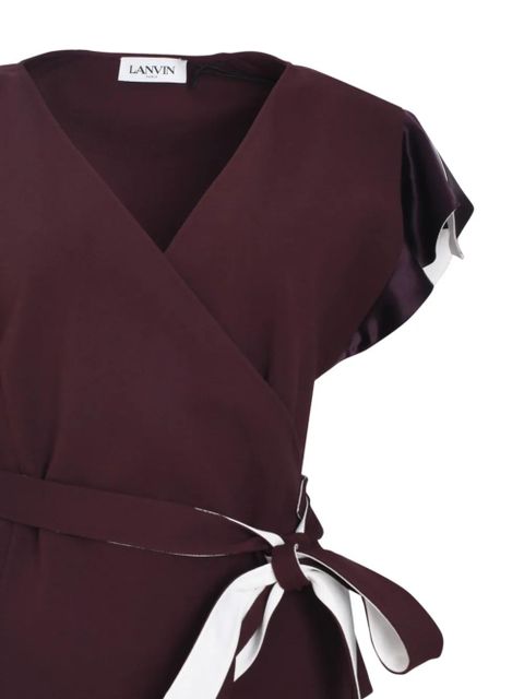 Lanvin wrap blouse - Red - zdjęcie produktu nr 2