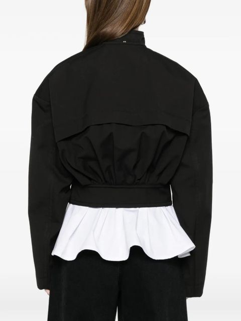 Sportmax cotton cropped jacket - Black