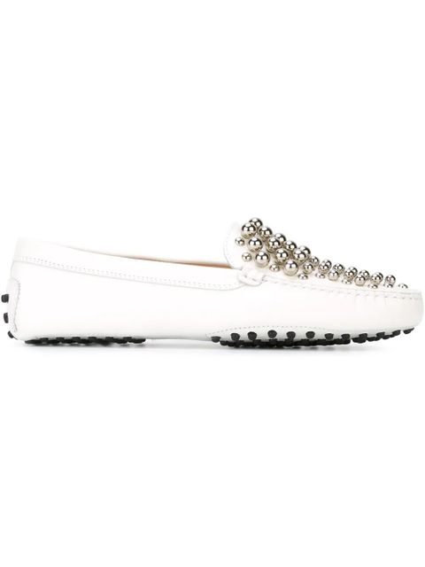 Tod's studded loafers - White - zdjęcie produktu nr 1