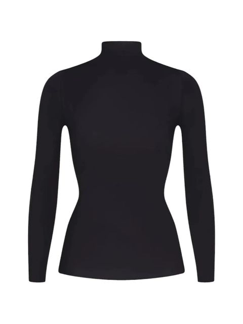 Skims mock-neck long-sleeve top - Black - zdjęcie produktu nr 1